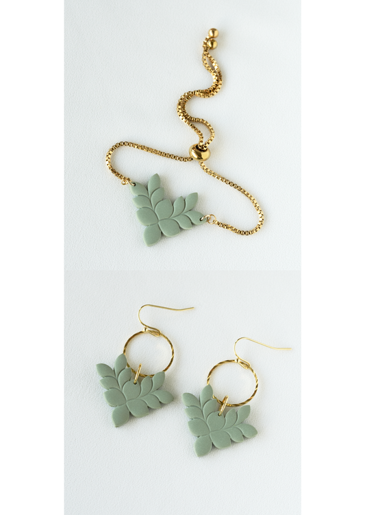 ANTIGUA bracelet and MALIBU dangles